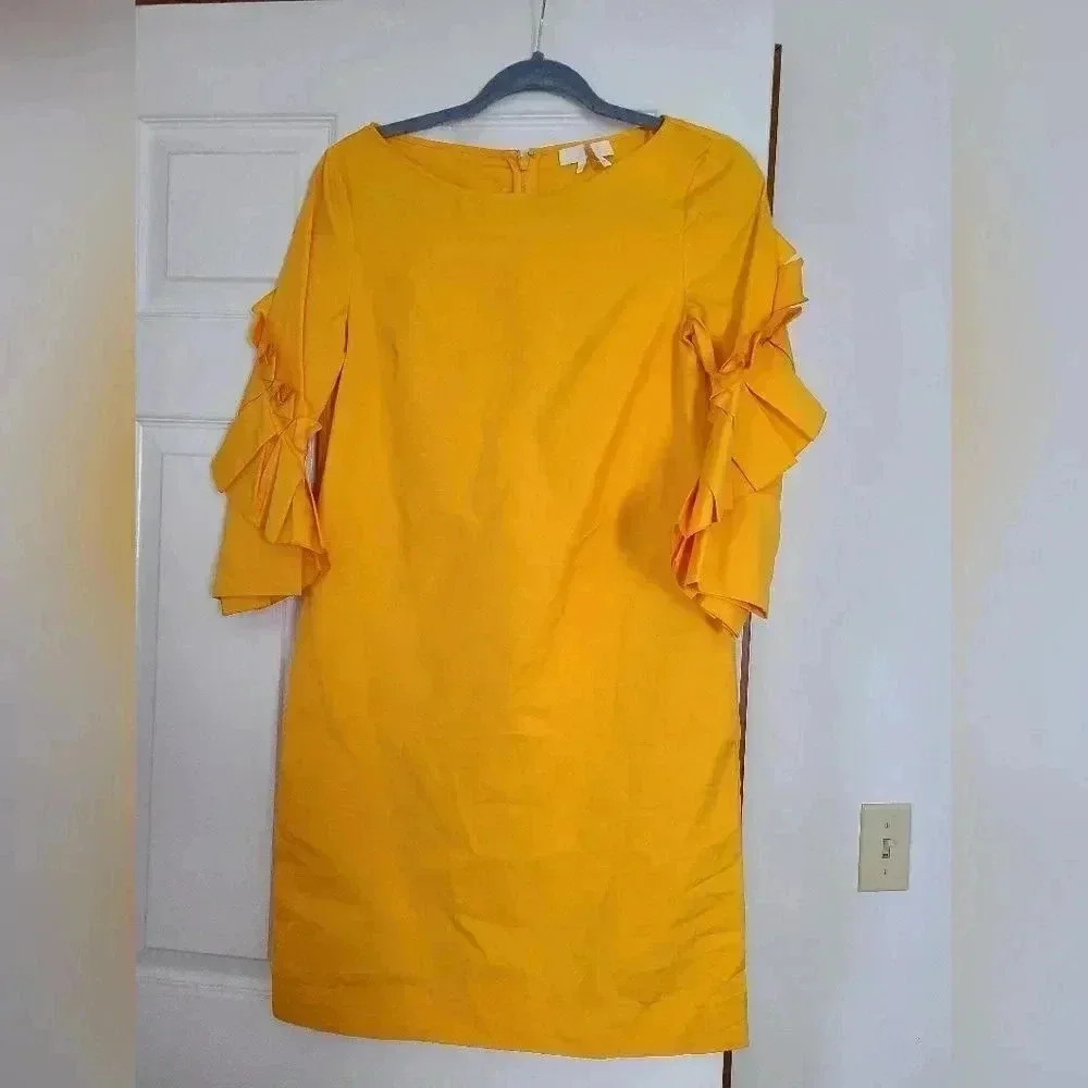 Cos yellow dress 